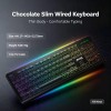 JEDEL K510 IŞIKLI GAMİNG SLİM KLAVYE